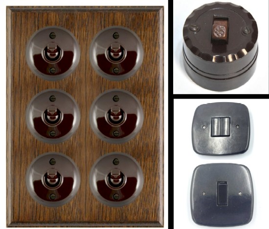 Bakelite Toggle Switches